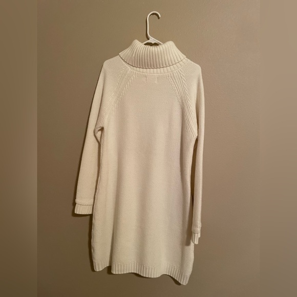 Winter White Eliza J Turtleneck Sweater Dress - XL - Picture 7 of 8
